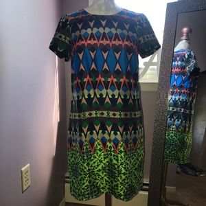 J. Crew Women's Patterned Silk Shirt Dress